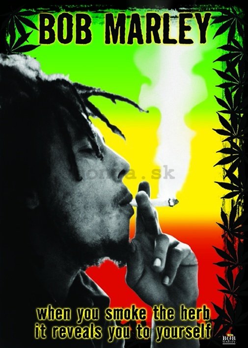 Plagát - Bob Marley Herb