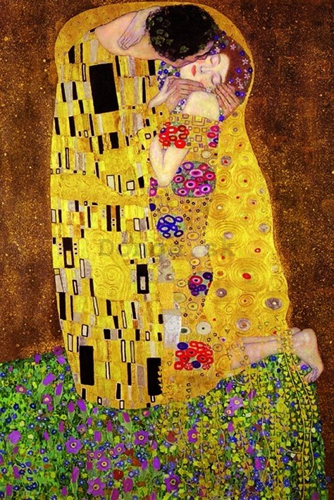 Plagát - Klimt's The Kiss