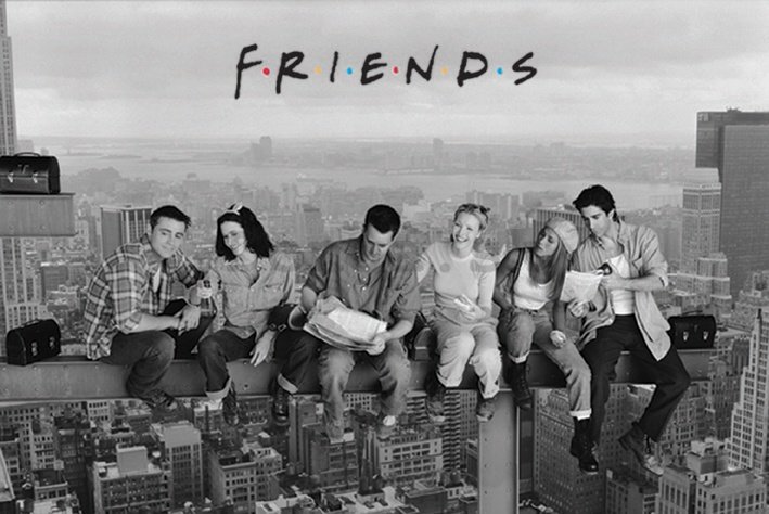 Plagát - Friends (Skyscraper)