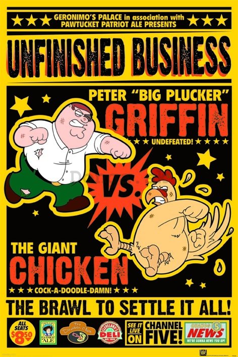 Plagát - Family Guy Chicken
