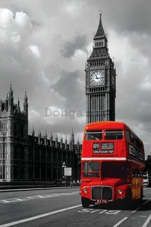 Plagát - London Red Bus (1)