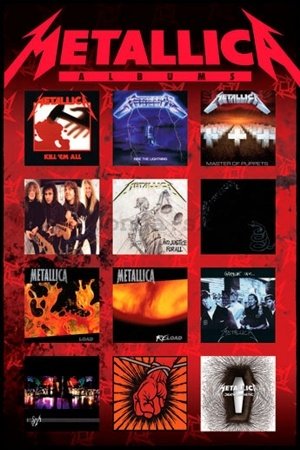 Plagát - Metallica albums