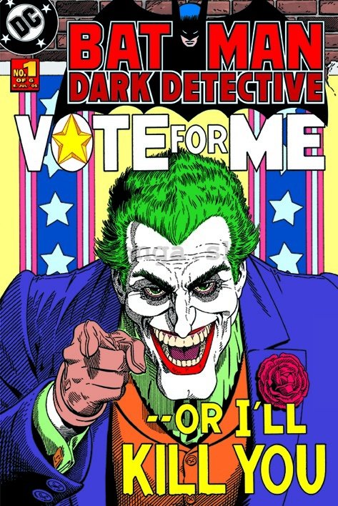 Plagát - Batman (Joker vote for me)