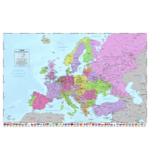 Plagát - Europe Map