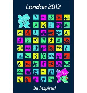 Plagát - Londýn, Olympiáda 2012 (2)