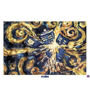Plagát - Doctor Who (Exploding TARDIS)