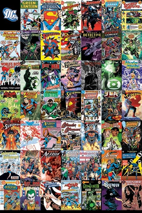 Plagát - DC Comics (Montage)