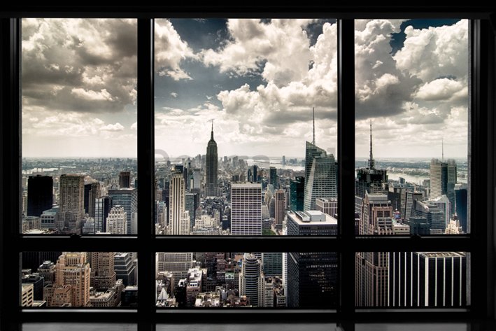 Plagát - New York Window (1)