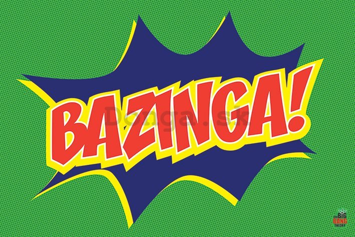 Plagát - Big Bang Theory (Bazinga Icon)