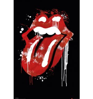 Plagát - Rolling Stones (Graffiti lips)