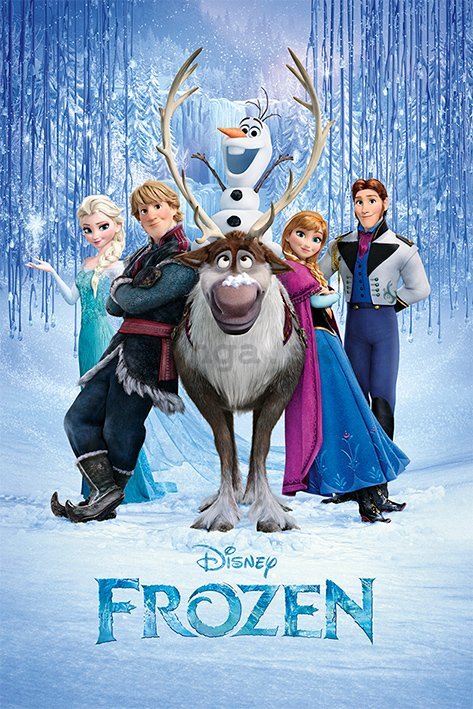 Plagát - Frozen, Ľadové kráľovstvo (1)