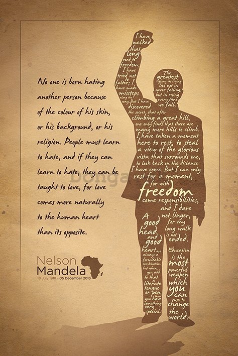 Plagát - Nelson Mandela (1)