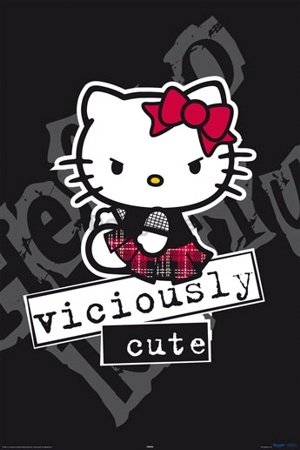 Plagát - Hello Kitty viciously cute