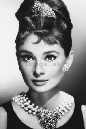 Plagát - Audrey Hepburn face
