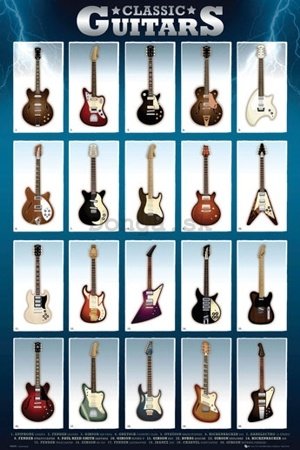 Plagát - Classic Guitars