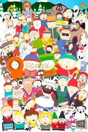 Plagát - South Park cast
