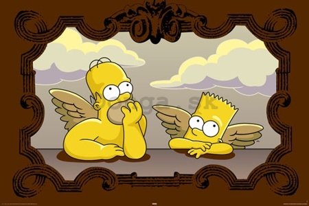 Plagát - Simpsons Raphael