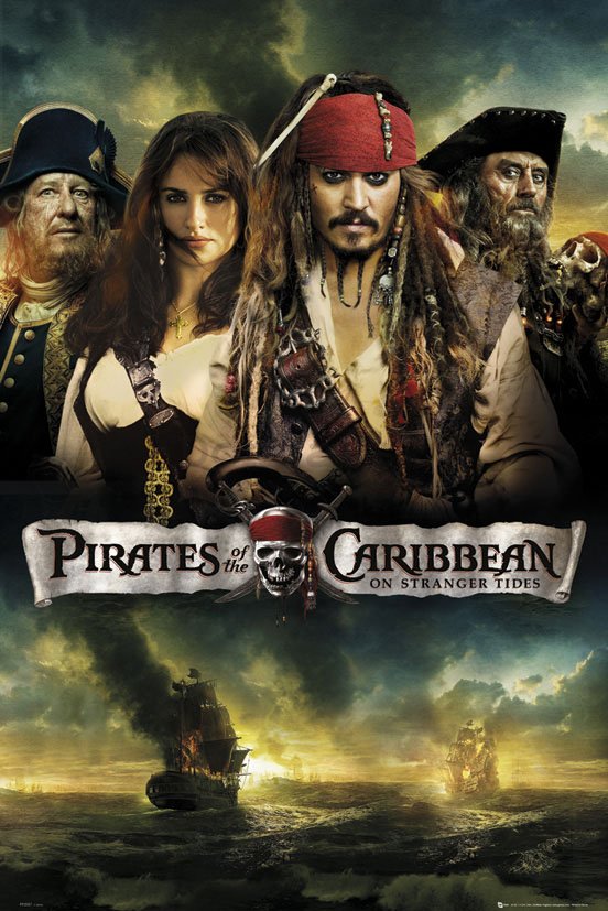 Plagát - Pirates of the Caribbean 4