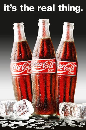 Plagát - Coca-Cola Real thing