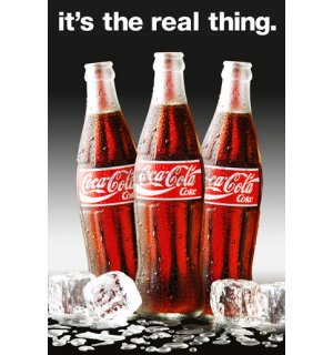 Plagát - Coca-Cola Real thing