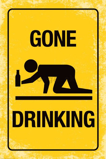 Plagát - Gone Drinking