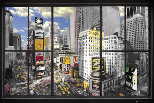 Plagát - New York Window (2)