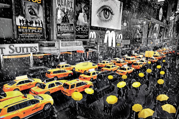 Plagát - New York (Dáždniky)