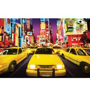 Plagát - New York Taxi (Times Square)