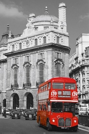 Plagát - London red Bus (2)