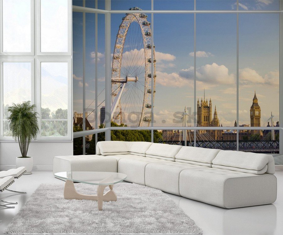 Fototapeta: London Eye - 232x315 cm