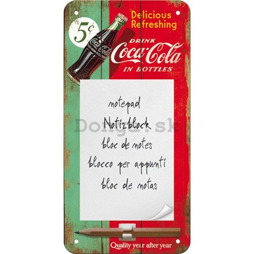 Poznámkový blok - Coca-Cola (Dvojfarebný)