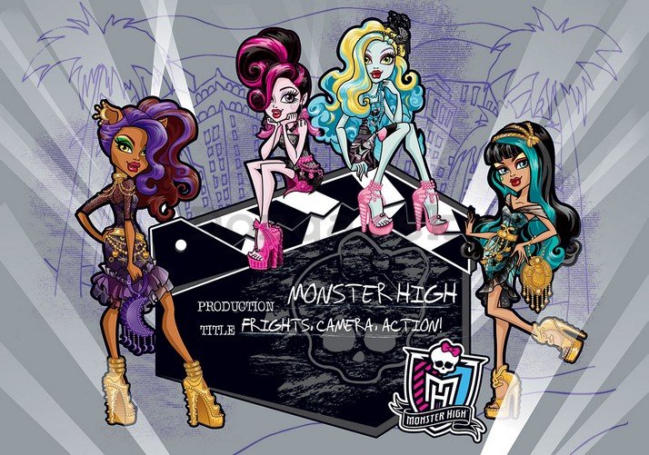 Fototapeta: Monster High (4) - 254x368 cm