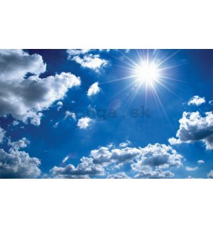 Fototapeta: Slnko na oblohe - 254x368 cm