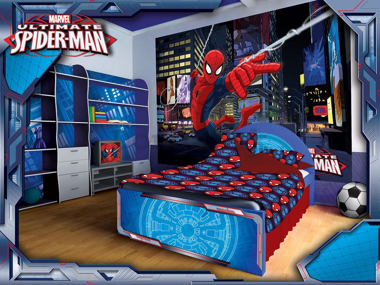 Fototapeta: Ultimate Spiderman - 254x368 cm