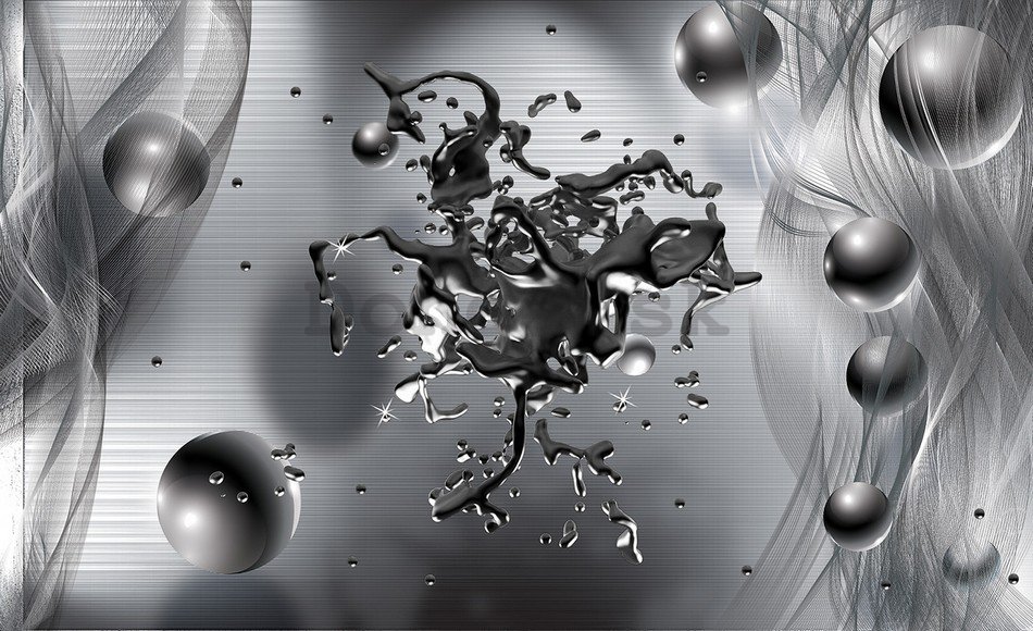 Fototapeta: Abstrakcia splash (2) - 254x368 cm