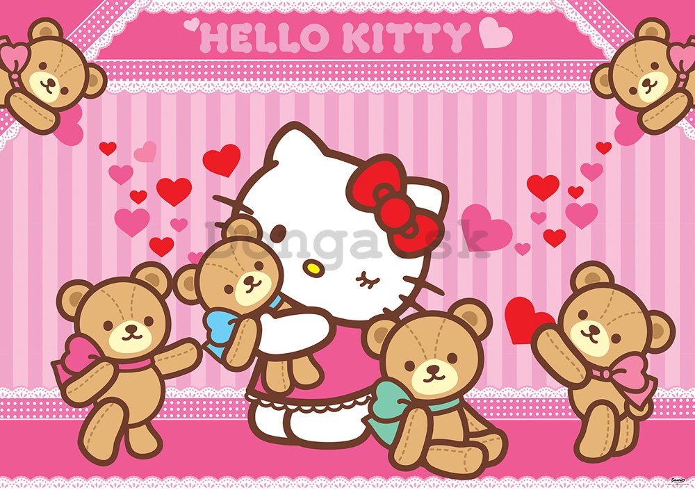 Fototapeta: Hello Kitty (2) - 254x368 cm