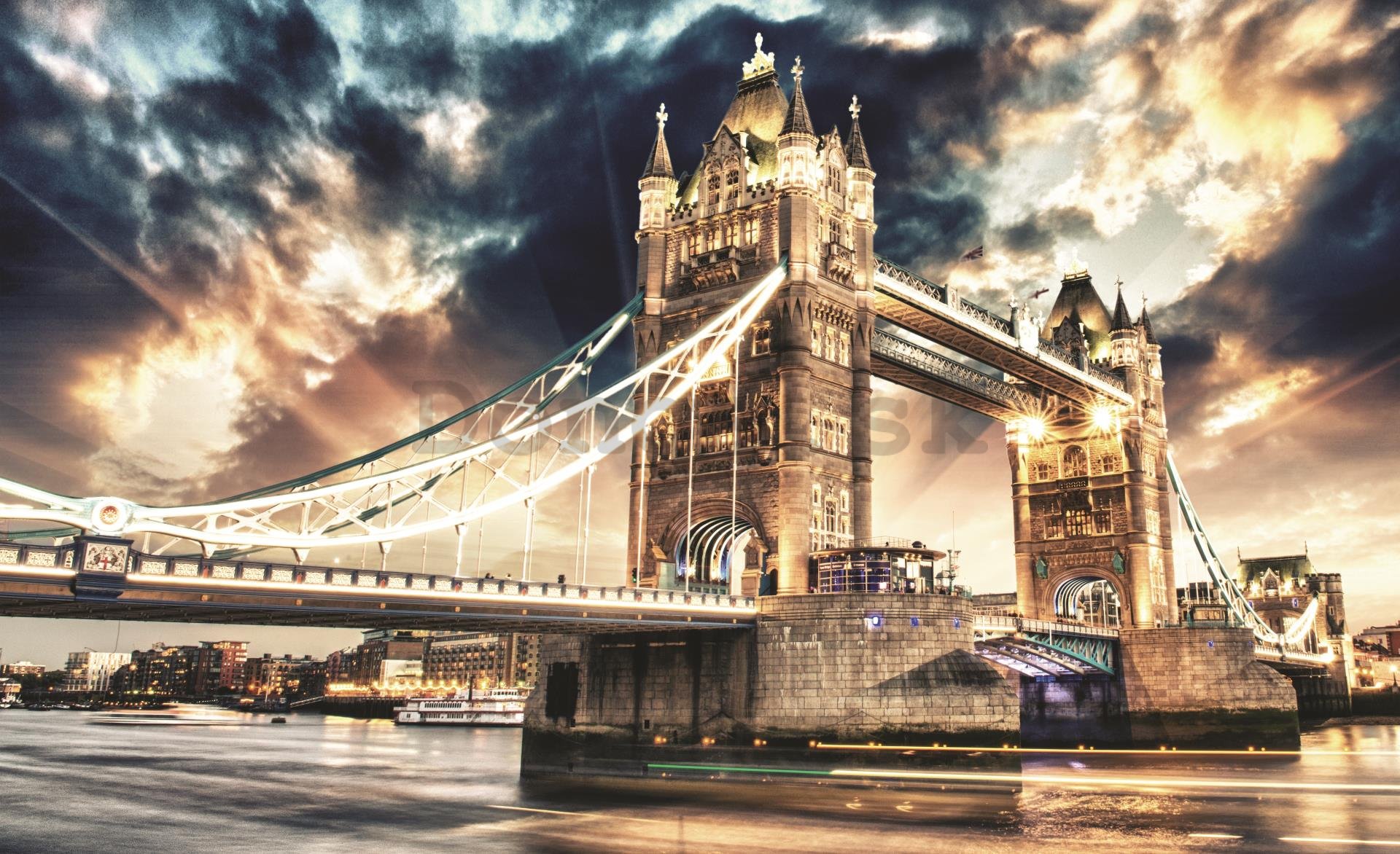 Fototapeta: Tower Bridge (3) - 254x368 cm