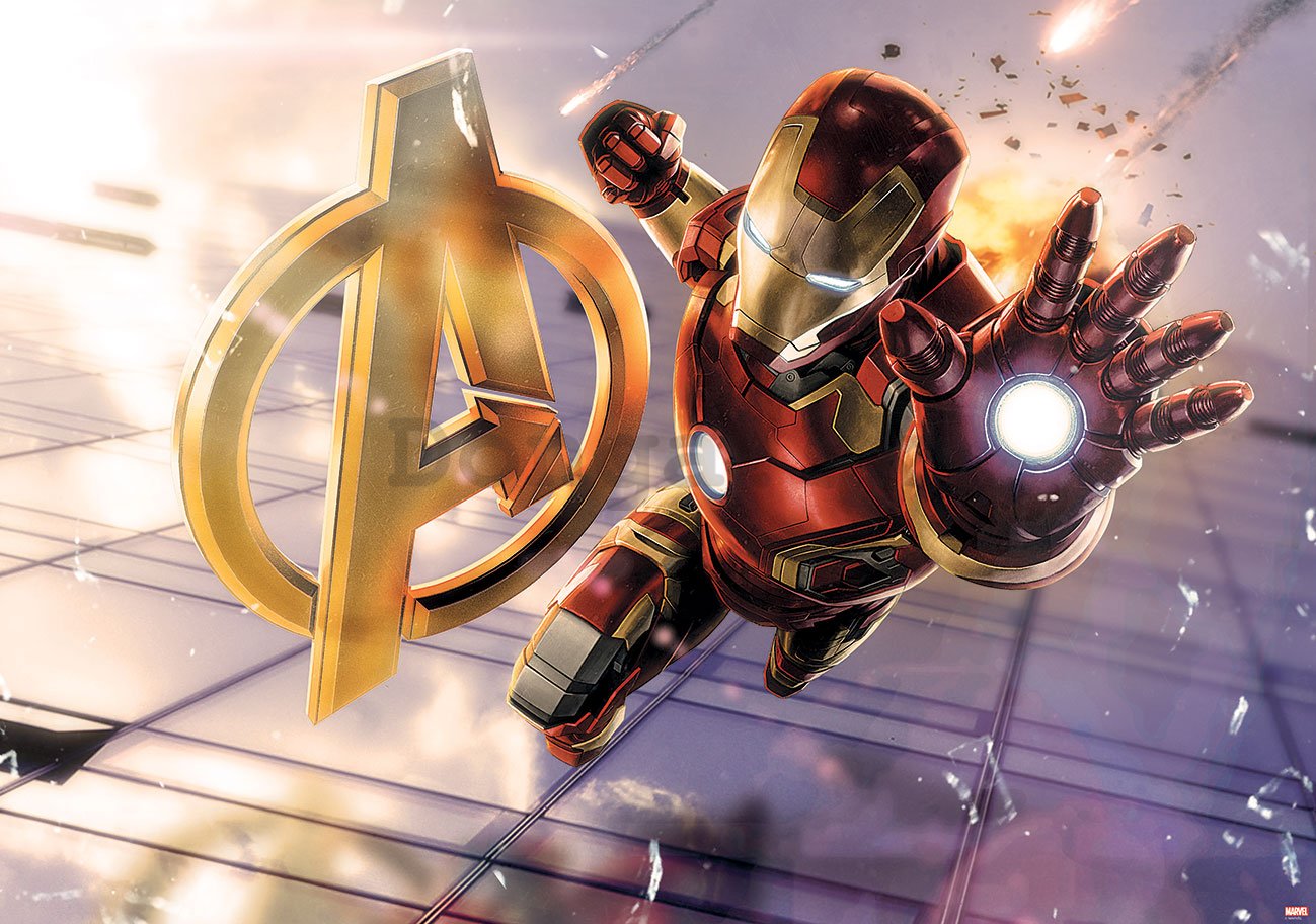 Fototapeta: Avengers (Iron Man) - 254x368 cm