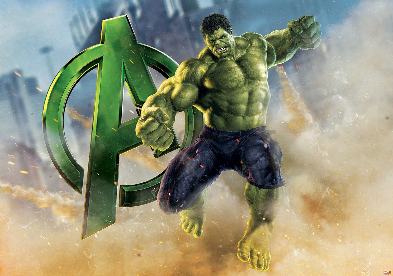 Fototapeta: Avengers (Hulk) - 254x368 cm