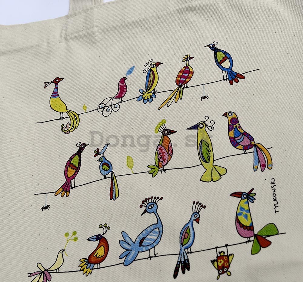 Plátenná taška – Vtáky