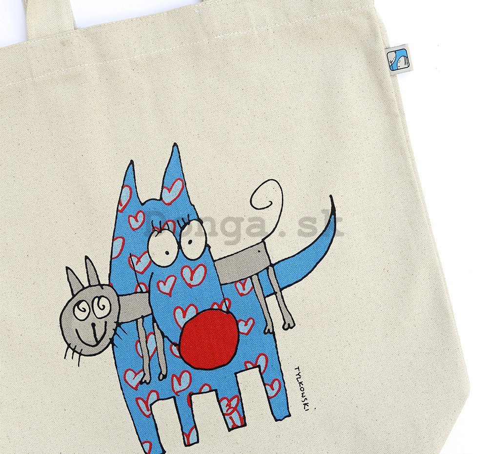 Plátenná taška – Mačka a pes