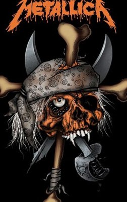 Fotoobraz - Metallica Pirate Skull