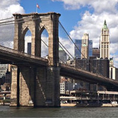 Obraz na skle - Brooklyn Bridge