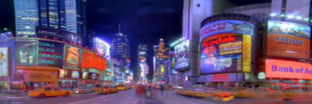 Obraz na skle - Times Square
