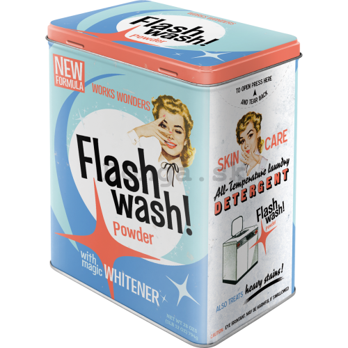 Plechová dóza - Flash Wash