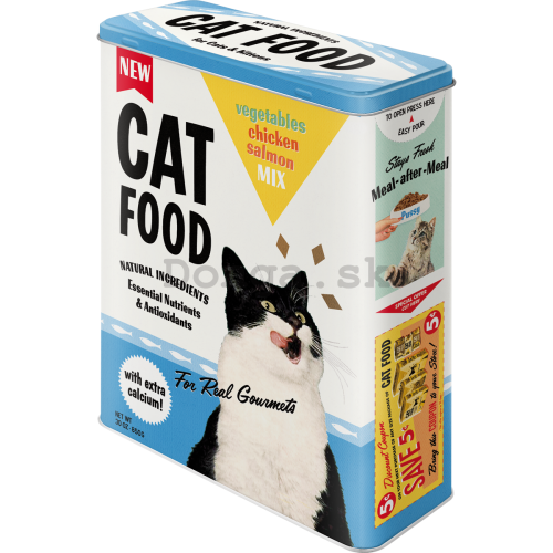 Plechová dóza XL - Cat Food