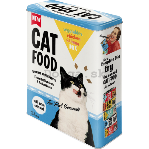 Plechová dóza XL - Cat Food