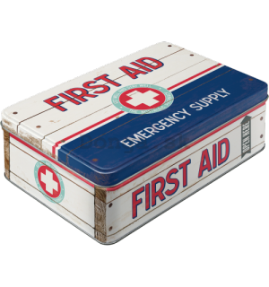 Plechová dóza - First Aid (Emergency Supply)