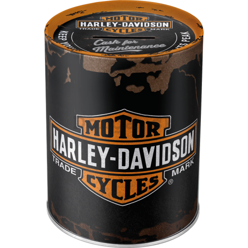 Plechová pokladnička - Harley-Davidson
