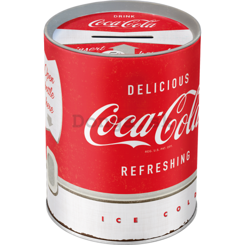 Plechová pokladnička - Coca-Cola (Refresh on the Go)